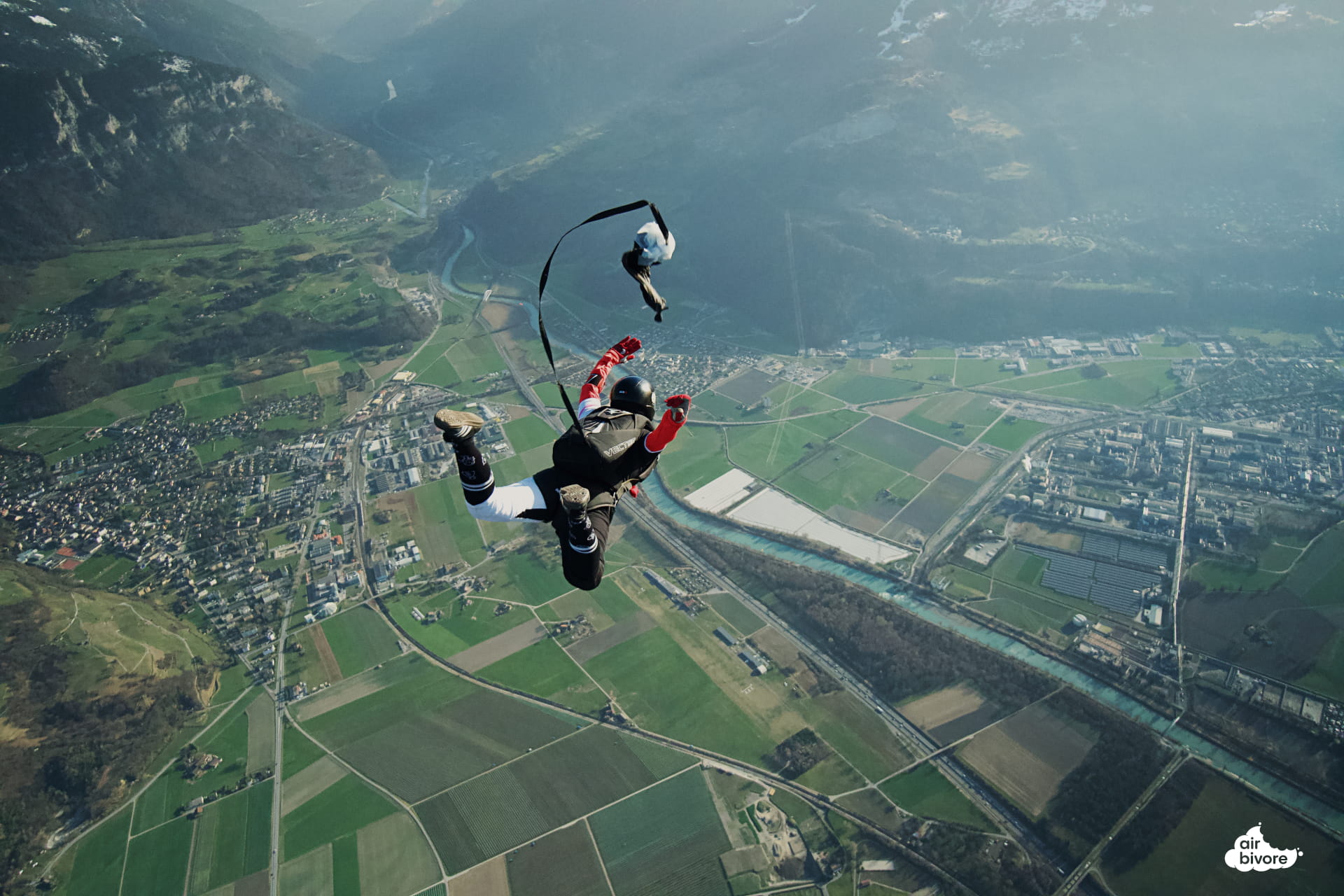 Skydive over the Alps